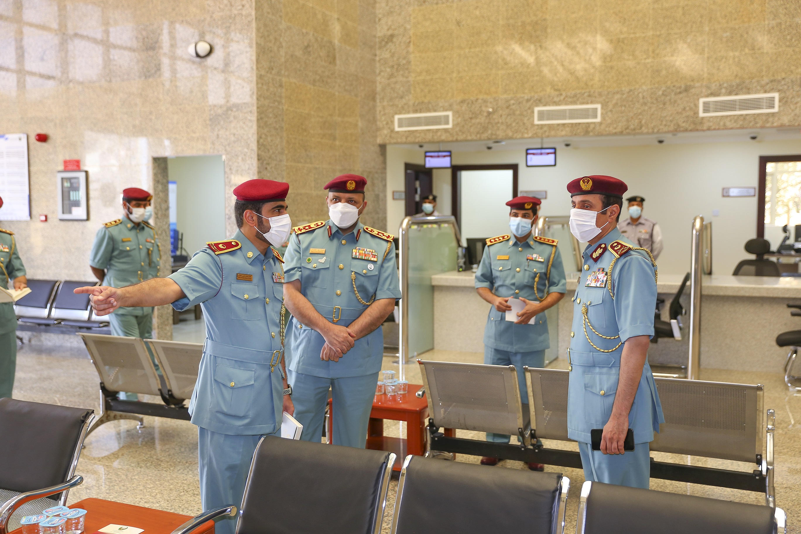 اللواء الشيخ سلطان بن عبد الله النعيمي يفتتح المبنى الجديد لمركز شرطة مصفوت