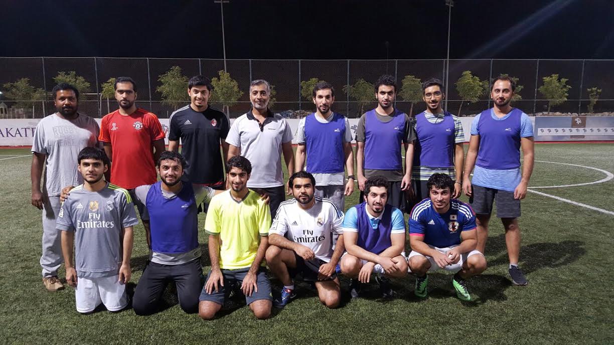 مباراة كرة قدم ودية لموظفي ميناء وجمارك #عجمان . @Ajmanport 