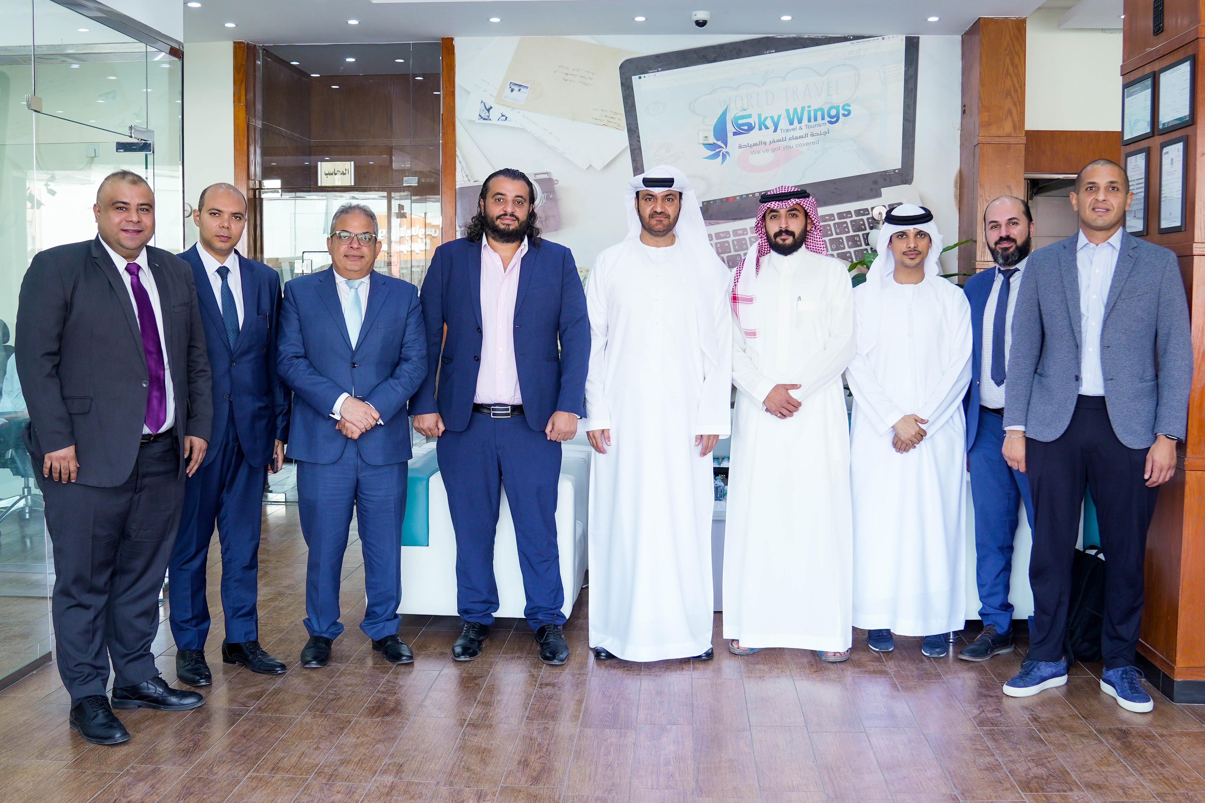 اتفاقية تعاون مشترك بين سياحية عجمان وأجنحة السماء للسفر والسياحة في العاصمة السعودية الرياض