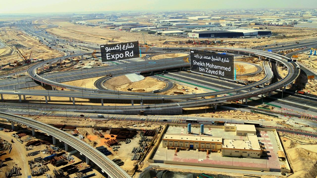 طرق دبي تفتتح المرحلتين الأخيرتين من مشروع الطرق المؤدية لإكسبو 2020