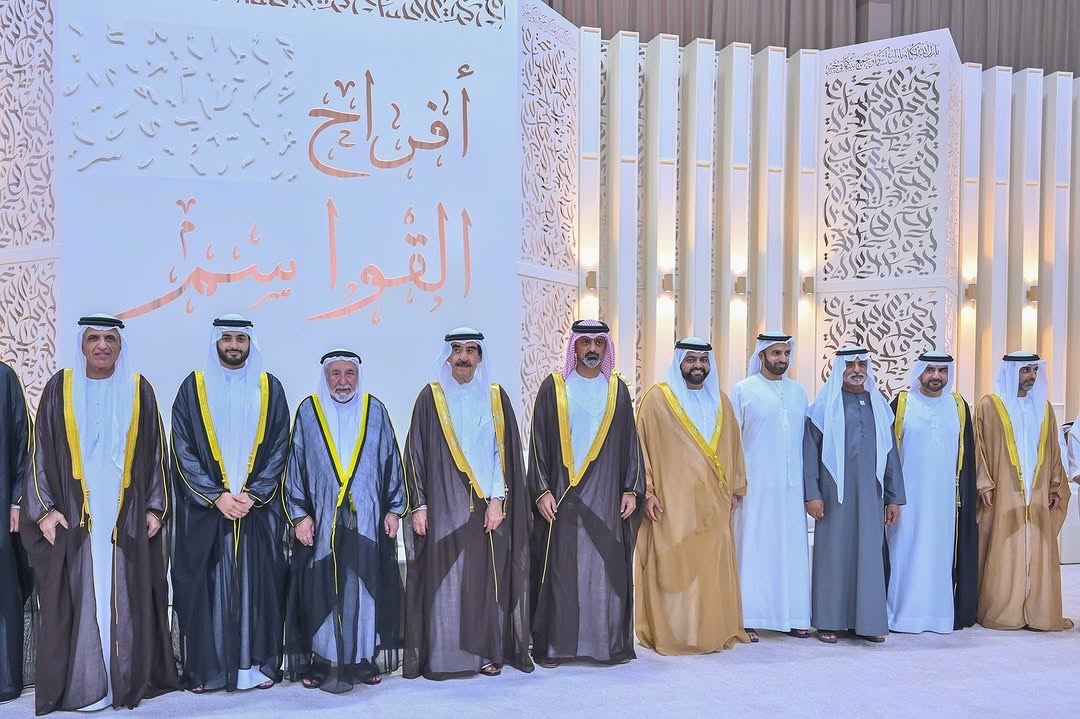 عمار بن حميد يحضر أفراح القواسم
