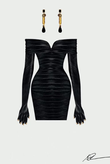 بيونسيه تعرض التصميم الأصلي لفستانها في حفل "غرامي"