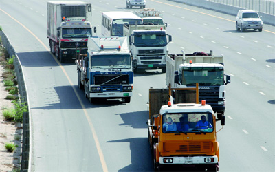‫عودة تطبيق حظر حركة الشاحنات على شوارع دبي لوضعه الاعتيادي‬ ‫ ‬