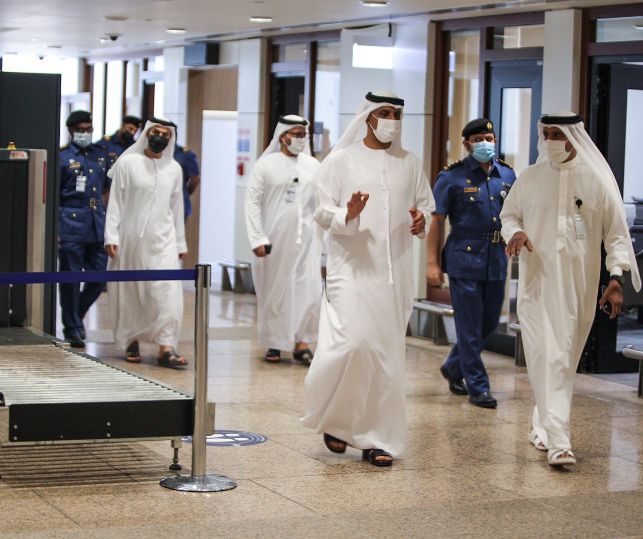 مدير عام جمارك دبي يزور مبنى المطار 1 ويتفقد جاهزية العمل الجمركي