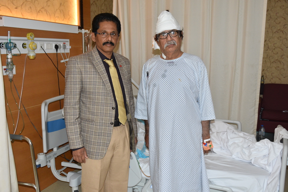 مستشفى ميدور ، دبي يجري جراحة معقّدة لمريض يبلغ من العمر 63 عاماً في دولة الإمارات بإزالة ورم كبير نادر في الدماغ