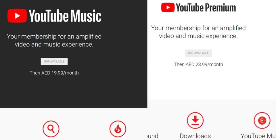 يوتيوب تنافس سبوتيفاي وديزر بخدمة بث موسيقي برسوم شهرية