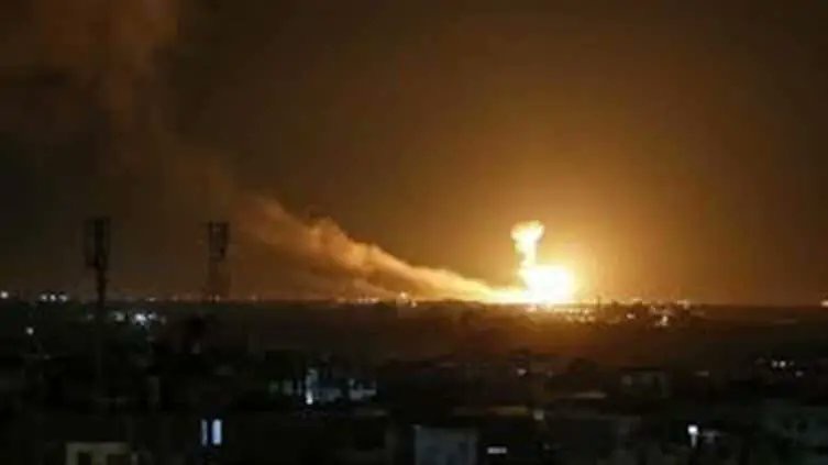  قصف إسرائيلي على مطار حلب الدولي 