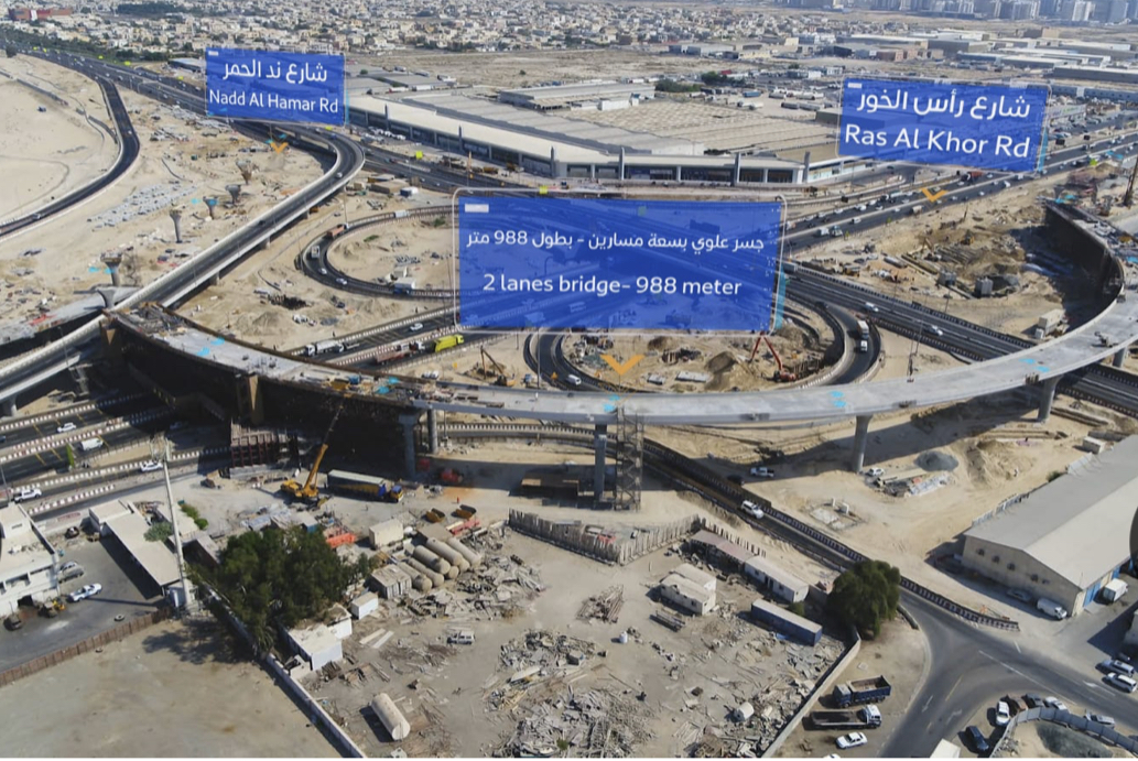 طرق دبي تنجز 50% من مشروع تطوير محور الشيخ راشد بن سعيد