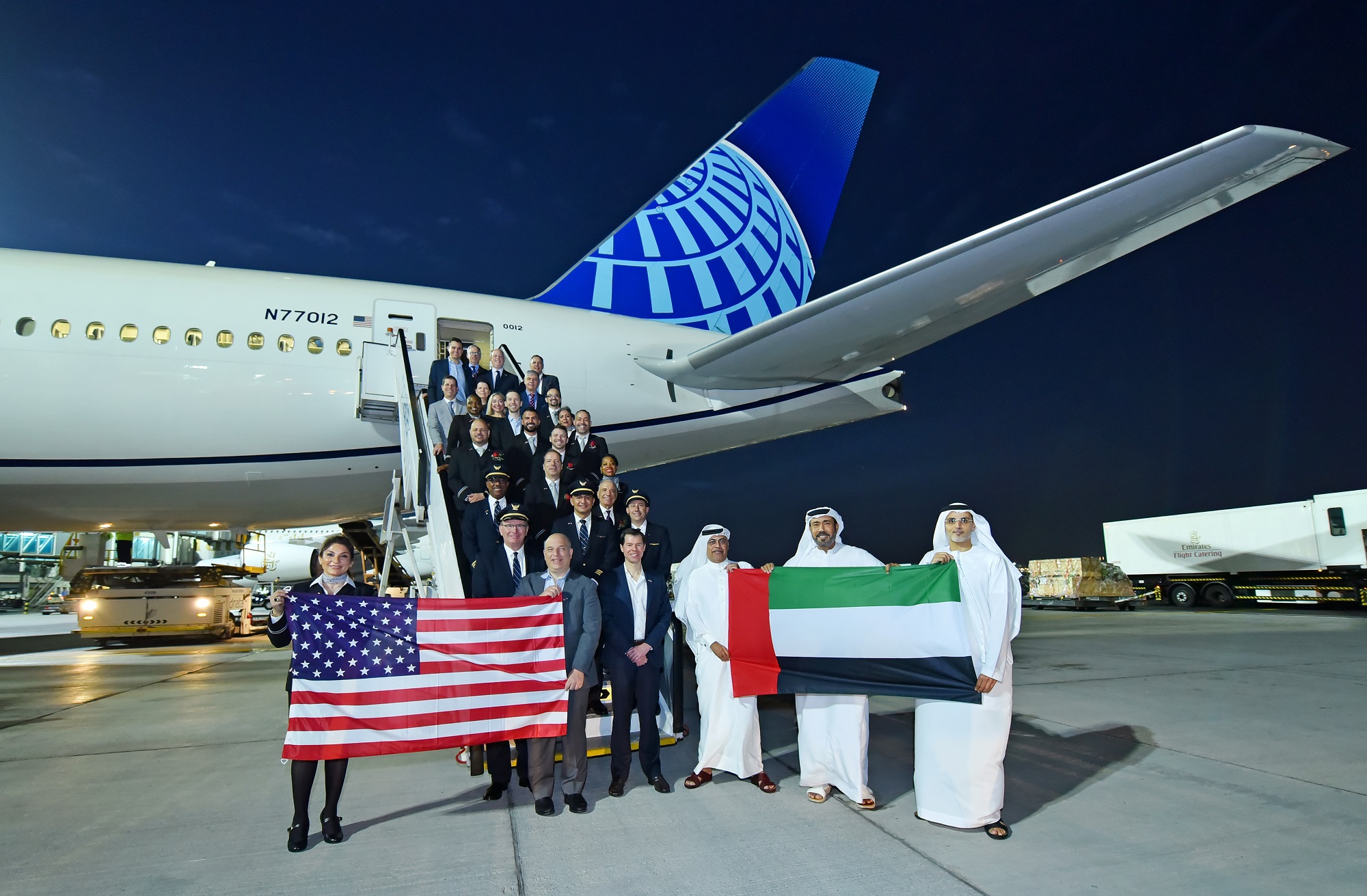 يونايتد إيرلاينز تطلق أولى رحلاتها المباشرة بين دبي ونيويورك