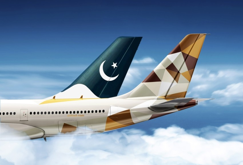 الاتحاد للطيران في شراكة بالرمز مع الخطوط الباكستانية