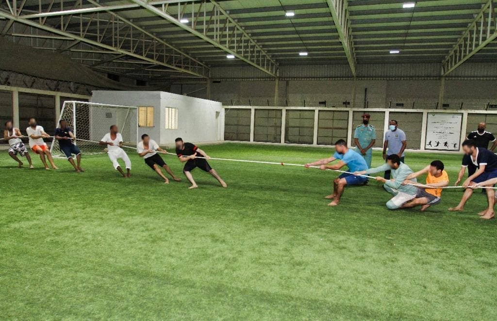 شرطة عجمان تختتم فعاليتها الرياضية لشهر رمضان المبارك