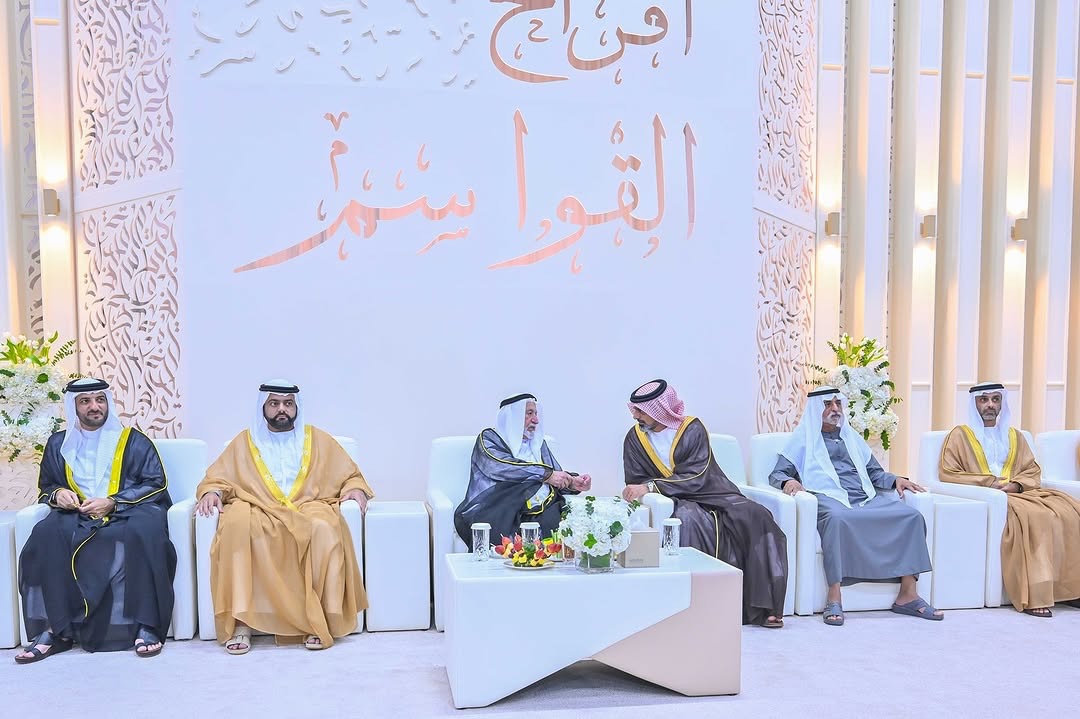 عمار بن حميد يحضر أفراح القواسم