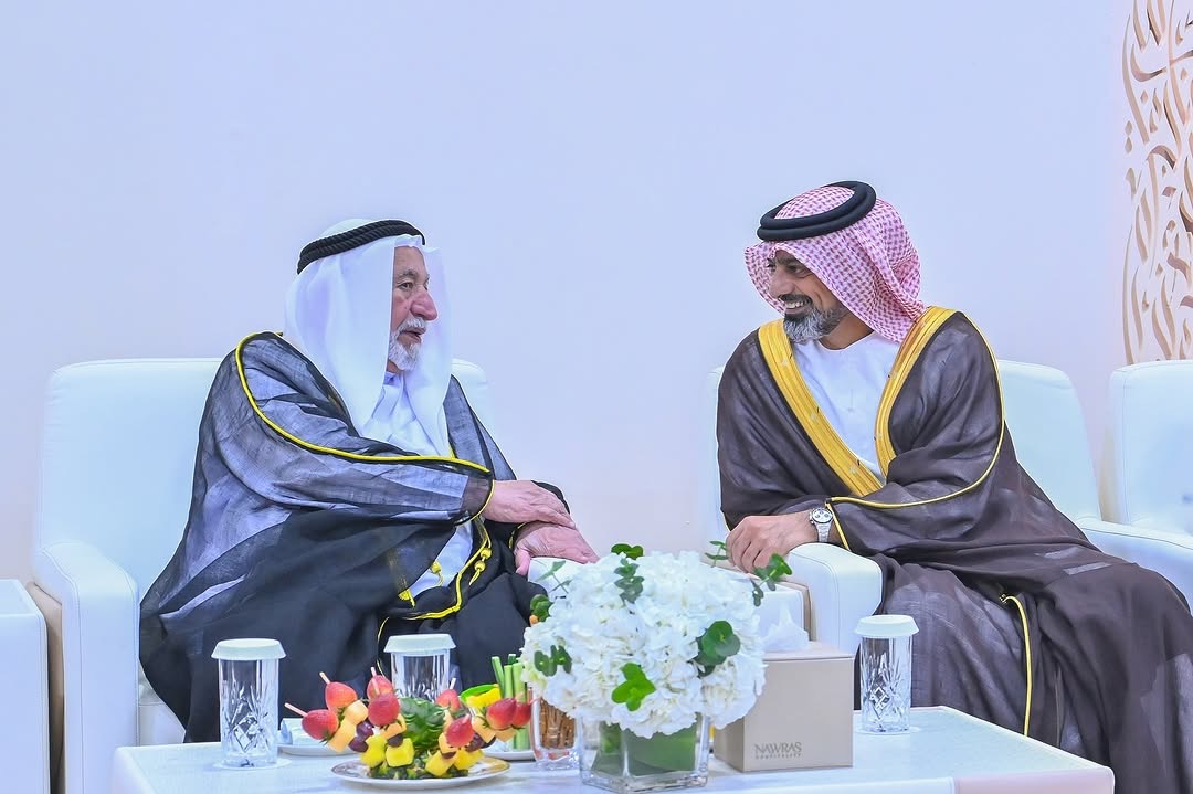 عمار بن حميد يحضر أفراح القواسم