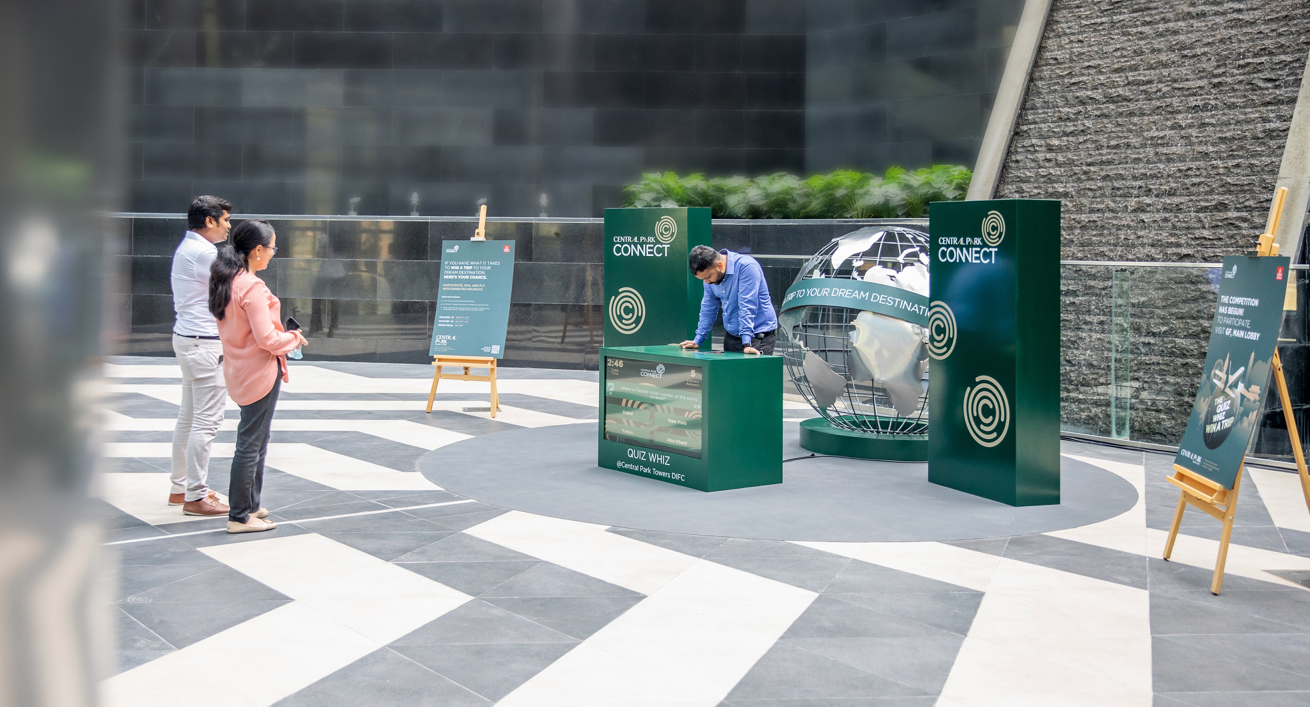 أبراج سنترال بارك تطلق مسابقة مسابقة "كويز ويز" بالتعاون مع الإمارات للعطلات