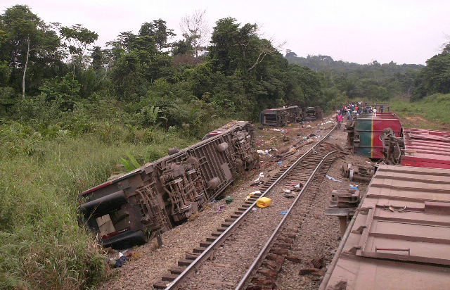 50 قتيلاً في حادث قطار مروع بالكونغو 