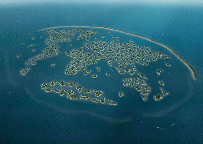 بيع 3 أراضي في جزر العالم بـ 268 مليون درهم