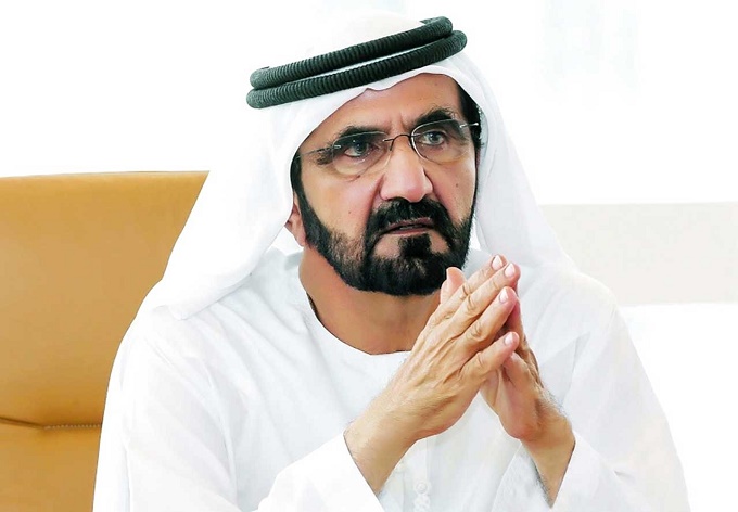 محمد بن راشد يصل إلى "ميدان" لمتابعة كأس دبي العالمي