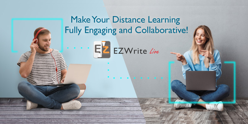 جهز مدرستك لتوفير تجربة تعلم عن بعد أكثر تفاعلية وتعاونية من خلال منصة EZWrite Live من بينكيو