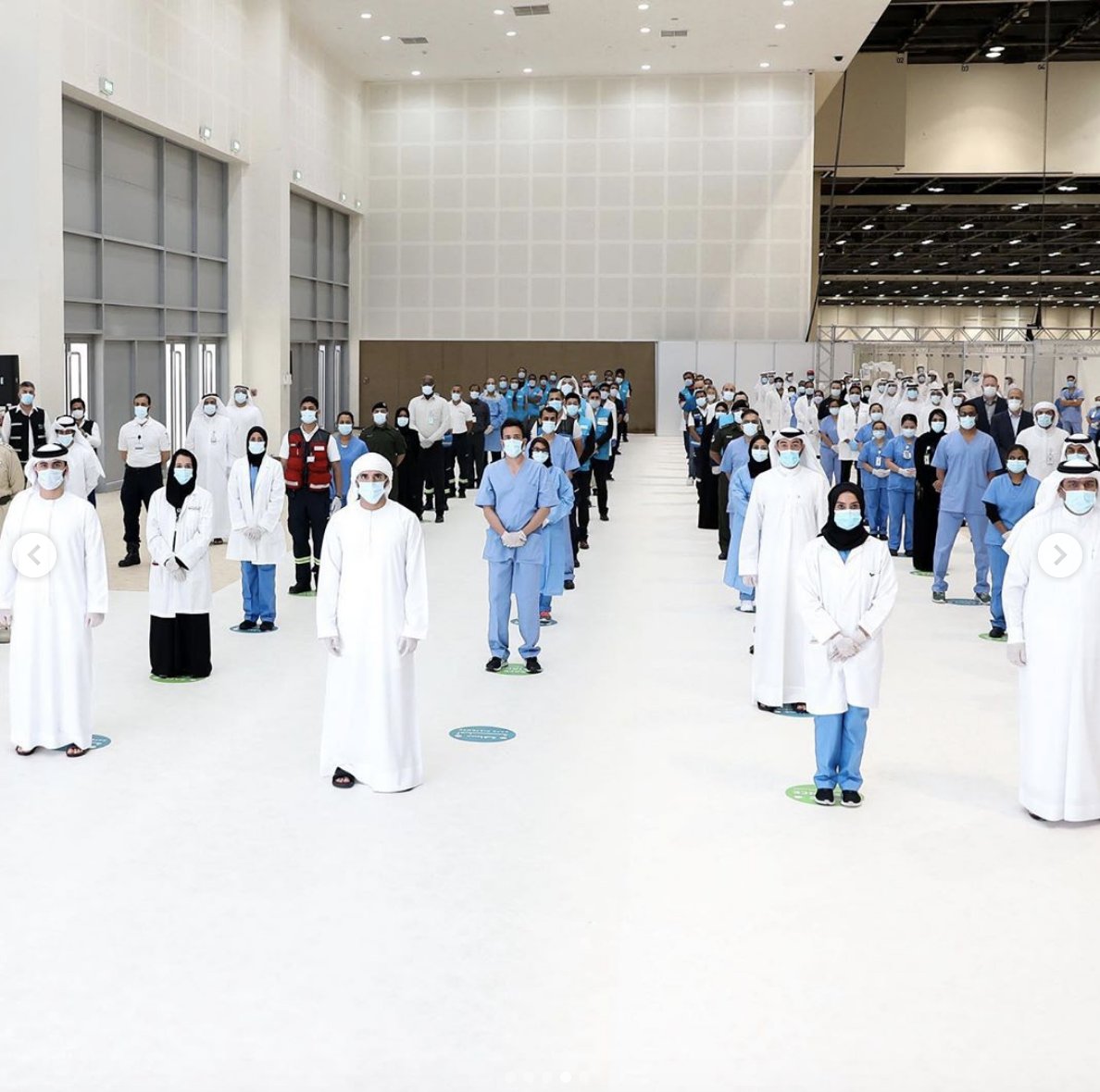 حمدان بن محمد يفتتح المستشفى الميداني في مركز دبي التجاري العالمي