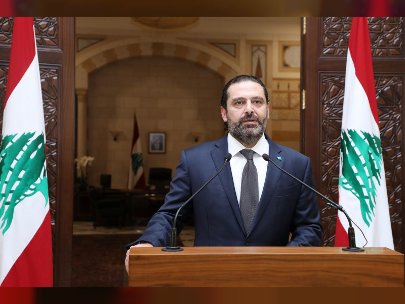 رئيس الوزراء اللبناني يعلن اعتزامه تقديم استقالته 