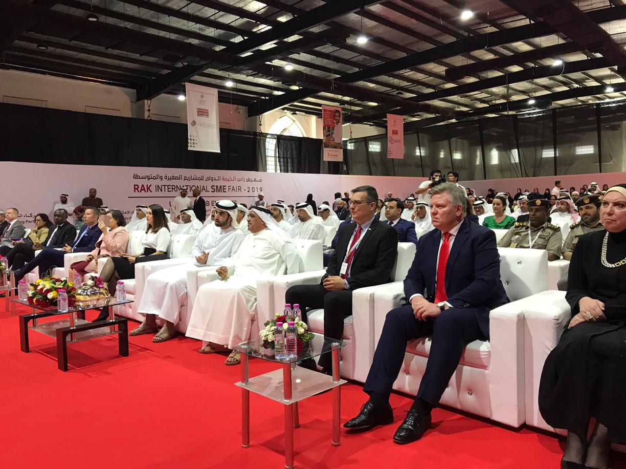 صقر بن سعود القاسمي يفتتح معرض رأس الخيمة الدولي للمشاريع الصغيرة والمتوسطة