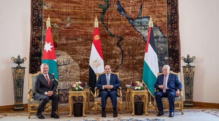 قمة ثلاثية بين مصر و الأردن وفلسطين في القاهرة