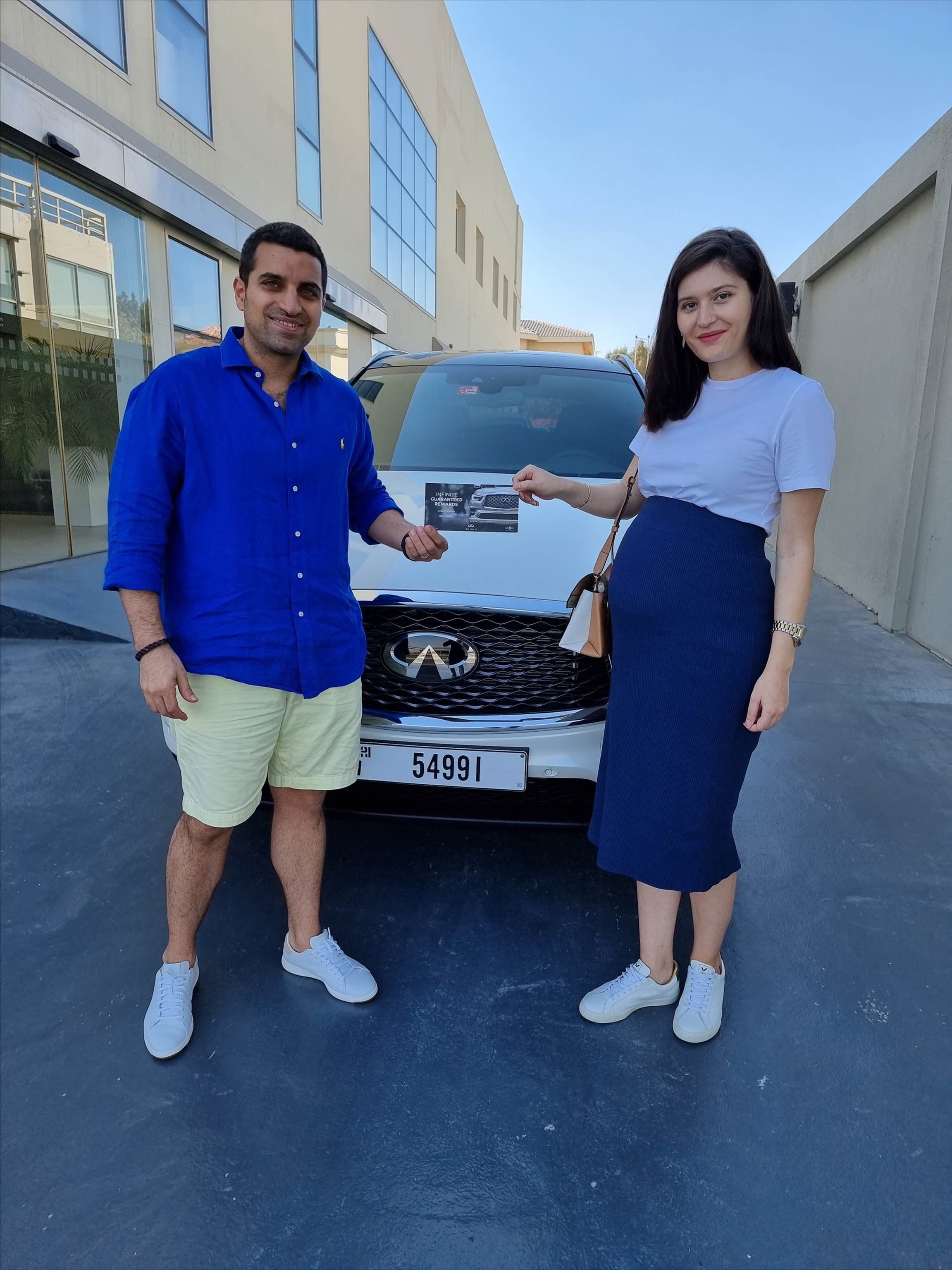 إنفينيتي من العربية للسيارات تعلن عن الفائز بمهرجان دبي للتسوق 2021 بقيمة 100،000 درهم