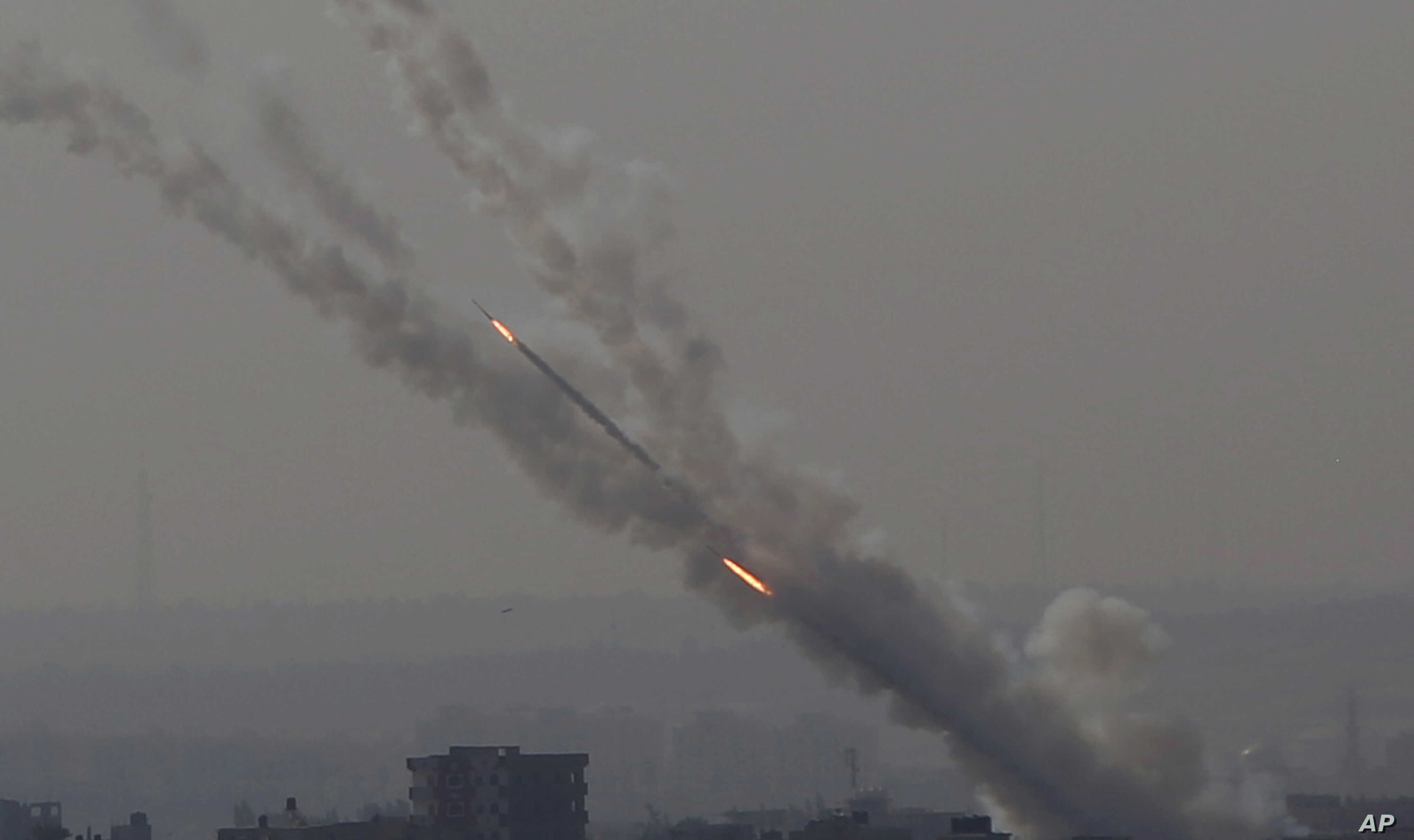 إطلاق صواريخ من قطاع غزة بإتجاه القدس 