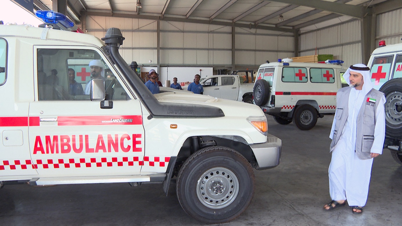 في إطار جهودها الإغاثية المتواصلة.. الإمارات تدعم قطاع الصحة في أوكرانيا بإرسال سيارات إسعاف
