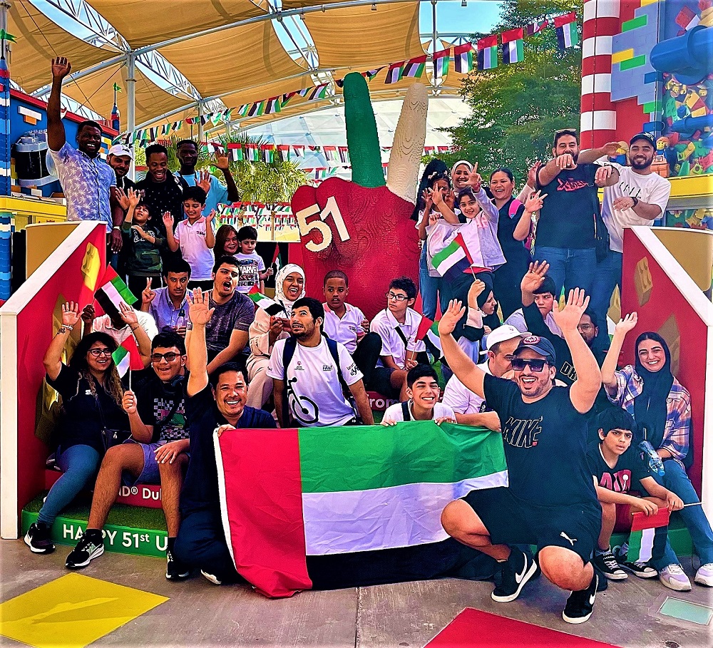منتجع ليجولاند دبي إحتفل باليوم الوطني لدولة الإمارات العربية المتحدة مع أطفال قرية سند من أصحاب الهمم كجزء من مبادرة للمسؤولية المجتمعية