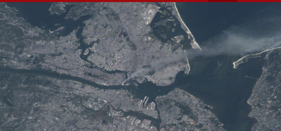 صورة من الفضاء لهجوم 11 سبتمبر